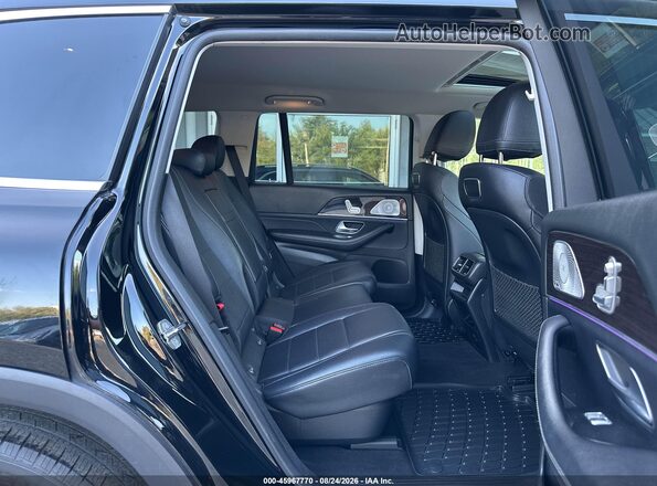 4JGFF5KE8LA077689 2020 MERCEDES-BENZ GLS 450 Black VIN კოდის სტიკერის ხედი