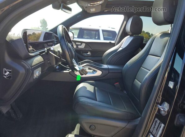 4JGFF5KE8MA396463 2021 MERCEDES-BENZ GLS Черный Вид салона спереди