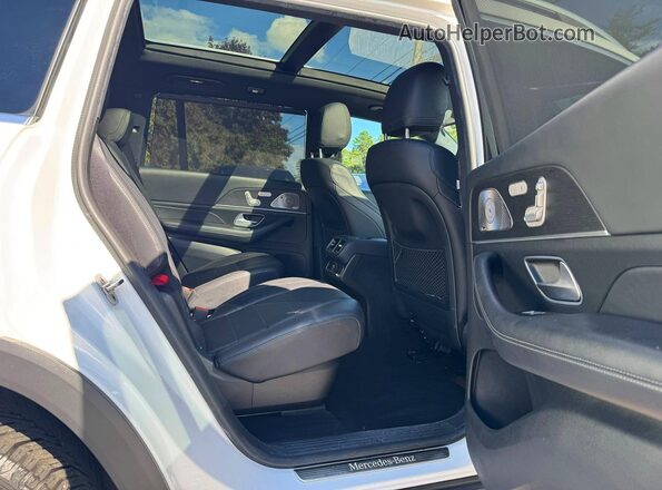 4JGFF5KE8MA449615 2021 MERCEDES-BENZ GLS White Rear view