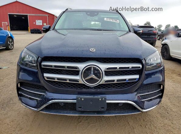 4JGFF5KE9LA233321 2020 MERCEDES-BENZ GLS Синий Вид спереди