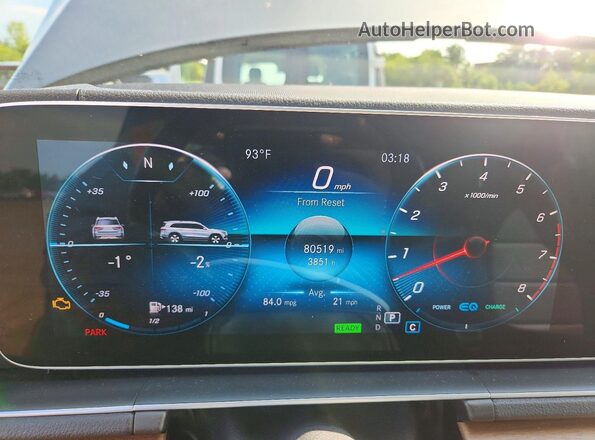 4JGFF5KEXLA069044 2020 MERCEDES-BENZ GLS Gray Vista del cuadro de instrumentos