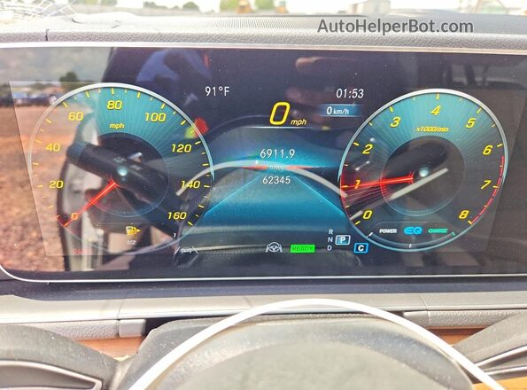 4JGFF8GE3MA371173 2021 MERCEDES-BENZ GLS White Instrument cluster view
