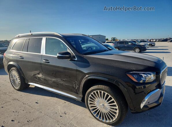 4JGFF8HB4MA401916 2021 MERCEDES-BENZ GLS Черный Передняя правая четверть