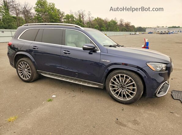 4JGFF8KE7MA253635 2021 MERCEDES-BENZ GLS Blue Przód prawy