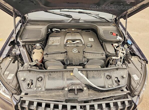 4JGFF8KE7MA253635 2021 MERCEDES-BENZ GLS Blue Widok komory silnika