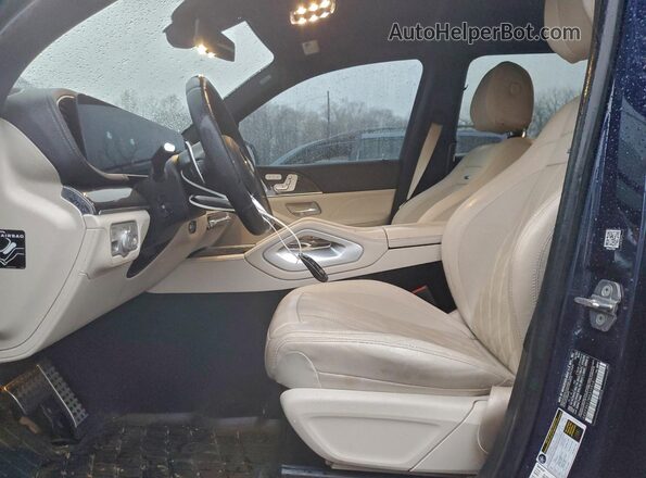 4JGFF8KE7MA319519 2021 MERCEDES-BENZ GLS Blue Вид салону спереду