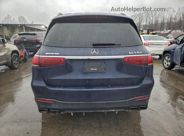 4JGFF8KE7MA319519 2021 MERCEDES-BENZ GLS Blue Вид ззаду