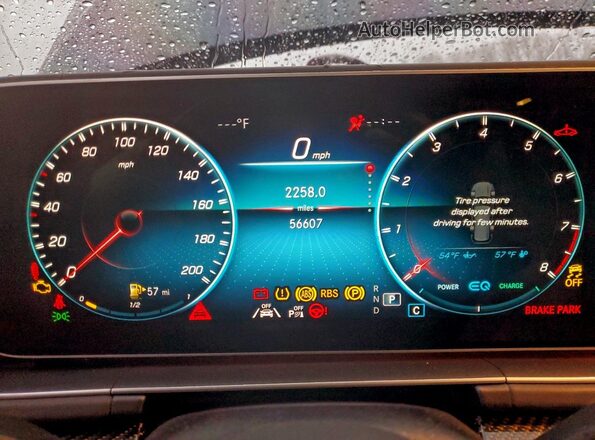 4JGFF8KE7MA319519 2021 MERCEDES-BENZ GLS Blue Вид щитка приладів
