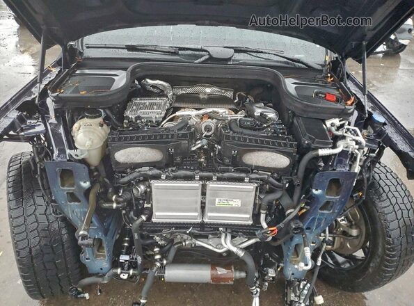 4JGFF8KE7MA319519 2021 MERCEDES-BENZ GLS Blue Вид підкапотного простору