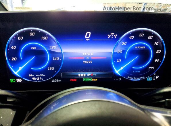 4JGGM1CB2PA023382 2023 MERCEDES-BENZ EQE Silver Vista del cuadro de instrumentos
