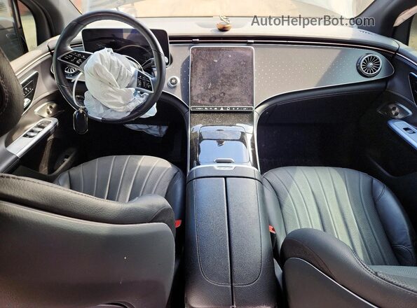 4JGGM1CB2PA027514 2023 MERCEDES-BENZ EQE Черный Вид панели приборов