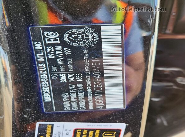 4JGGM1CB2PA027514 2023 MERCEDES-BENZ EQE Черный Панорамный вид салона 360°