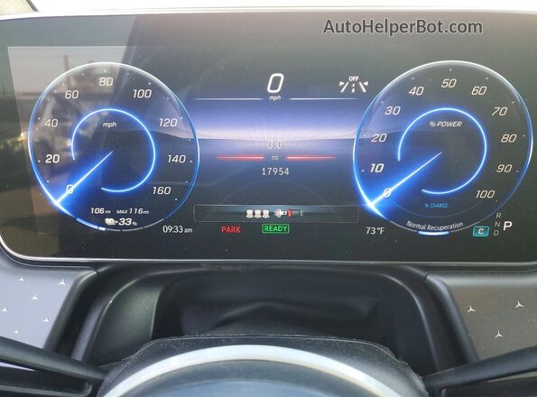 4JGGM1CB5PA026292 2023 MERCEDES-BENZ EQE White Vista del cuadro de instrumentos