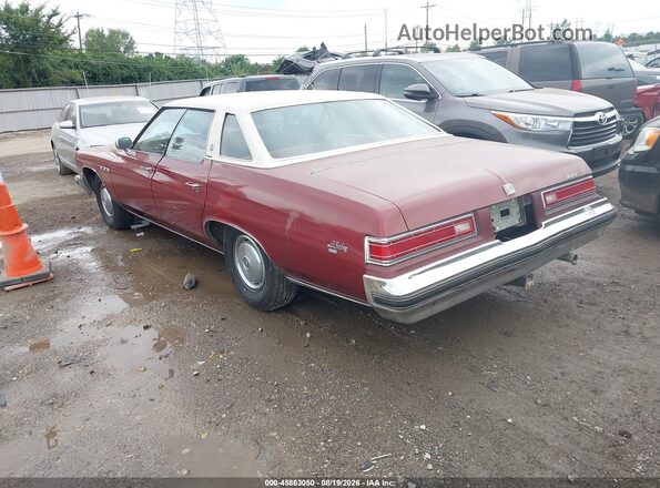 4P39J5H4823670000 1975 BUICK LESABRE Red Rear left