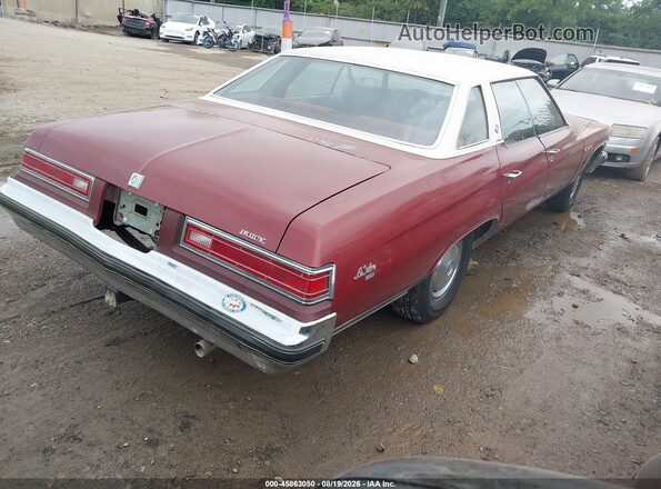 4P39J5H4823670000 1975 BUICK LESABRE Red Rear right