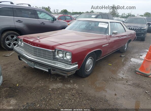 4P39J5H4823670000 1975 BUICK LESABRE Red Front left