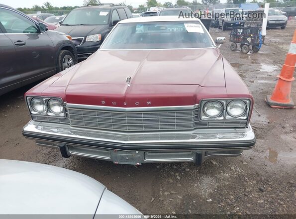 4P39J5H4823670000 1975 BUICK LESABRE Red Front view