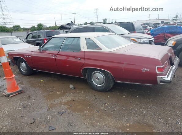 4P39J5H4823670000 1975 BUICK LESABRE Red 360 interior view