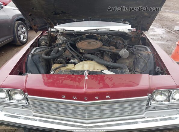 4P39J5H4823670000 1975 BUICK LESABRE Red Rear view