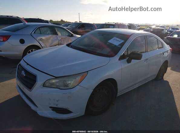4S3BNAA62G3034887 2016 SUBARU LEGACY White წინა მარცხენა ხედი სამი მეოთხედიდან