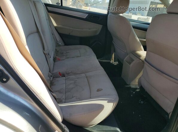4S3BNAA67G3044802 2016 SUBARU LEGACY Tan Հետևի նստատեղերի տեսք