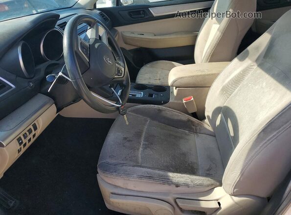 4S3BNAA67G3044802 2016 SUBARU LEGACY Tan Սալոնի դիմացի տեսք