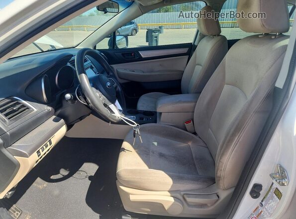 4S3BNAA69G3033879 2016 SUBARU LEGACY White Սալոնի դիմացի տեսք
