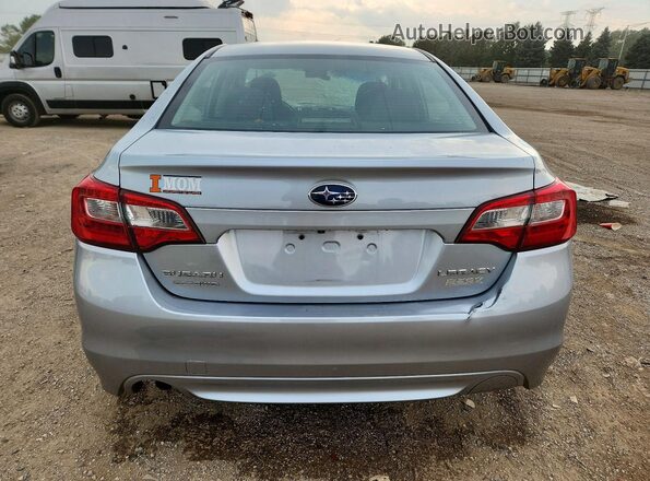 4S3BNAA69H3022544 2017 SUBARU LEGACY Silver Вид ззаду
