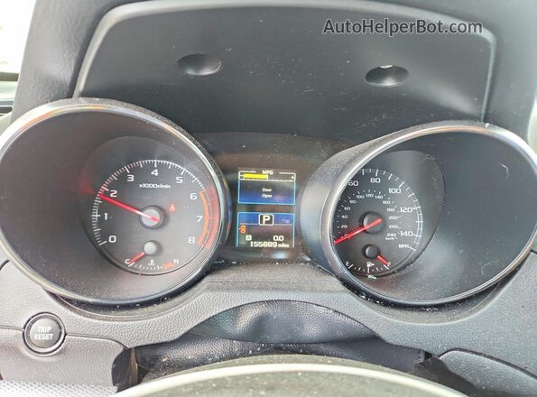 4S3BNAA69H3022544 2017 SUBARU LEGACY Silver Вид щитка приладів