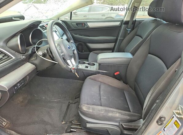 4S3BNAA69H3022544 2017 SUBARU LEGACY Silver Вид салону спереду