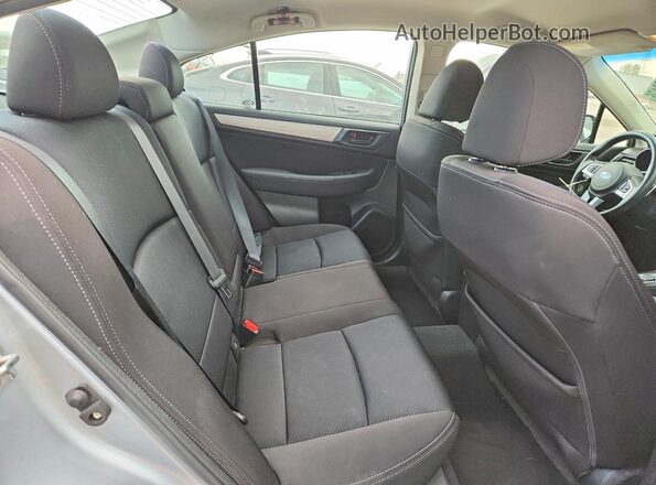 4S3BNAA69H3022544 2017 SUBARU LEGACY Silver Вид задніх сидінь