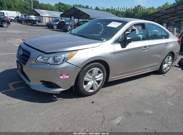 4S3BNAA6XG3050593 2016 SUBARU LEGACY Beige წინა მარცხენა ხედი სამი მეოთხედიდან