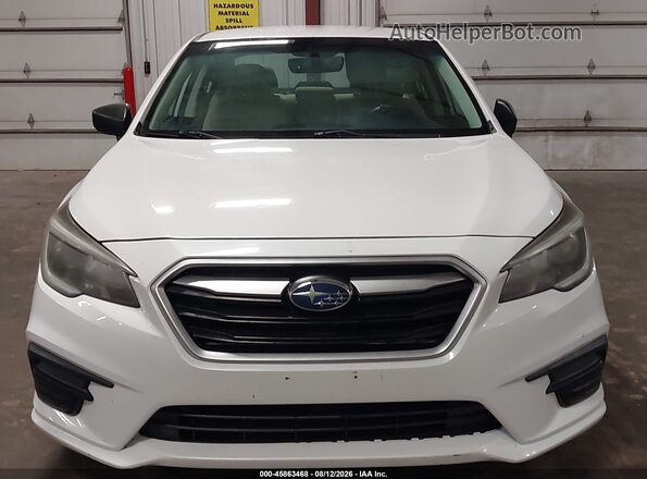 4S3BNAB60J3020251 2018 SUBARU LEGACY White Instrument cluster view