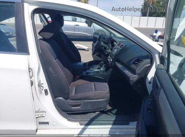 4S3BNAB62H3008516 2017 SUBARU LEGACY White Вид салону спереду