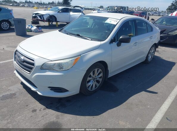 4S3BNAB62H3008516 2017 SUBARU LEGACY White Передня ліва чверть