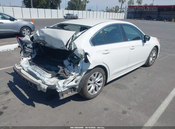 4S3BNAB62H3008516 2017 SUBARU LEGACY White Задня права чверть