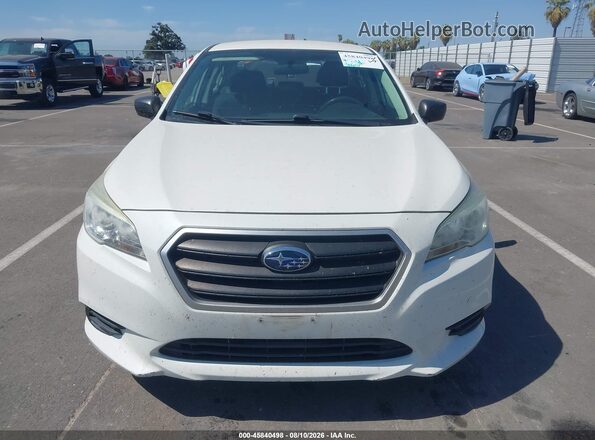 4S3BNAB62H3008516 2017 SUBARU LEGACY White Вид задньої частини салону
