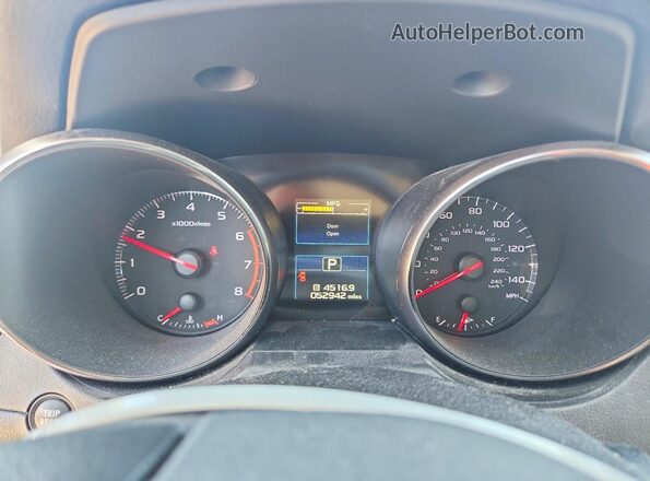 4S3BNAB66H3013511 2017 SUBARU LEGACY Синий Вид щитка приборов
