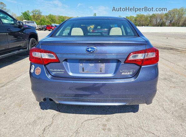 4S3BNAB66H3013511 2017 SUBARU LEGACY Синий Вид сзади
