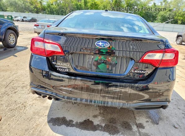 4S3BNAB69K3024669 2019 SUBARU LEGACY Black Вид ззаду