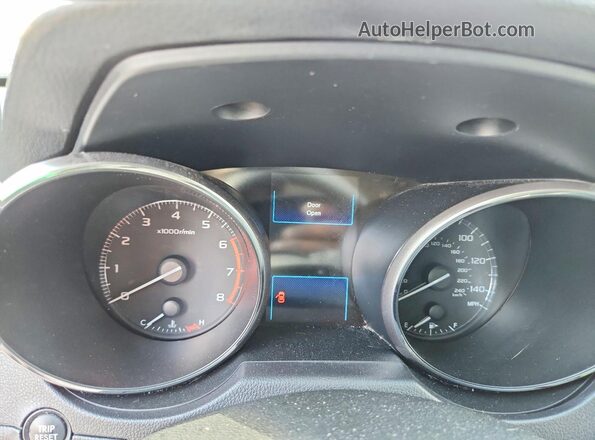 4S3BNAB69K3024669 2019 SUBARU LEGACY Black Вид щитка приладів