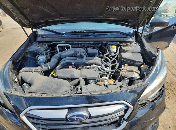 4S3BNAB69K3024669 2019 SUBARU LEGACY Black Вид задньої частини салону