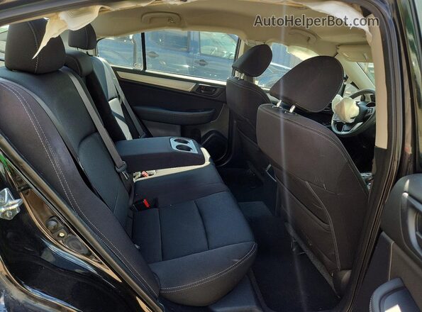 4S3BNAB69K3024669 2019 SUBARU LEGACY Black Вид задніх сидінь