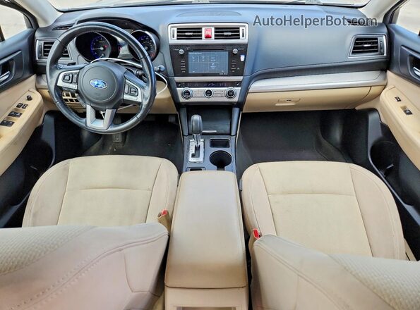 4S3BNAC60G3028602 2016 SUBARU LEGACY Желто-коричневый Вид панели приборов