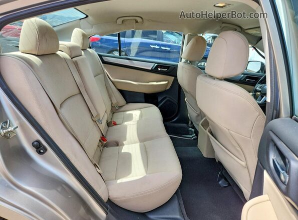 4S3BNAC60G3028602 2016 SUBARU LEGACY Желто-коричневый Вид задних сидений