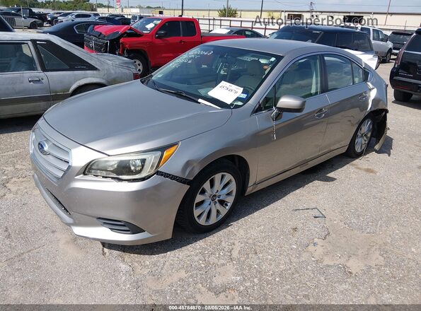 4S3BNAC60G3062720 2016 SUBARU LEGACY Gray Առջևի ձախ երեք քառորդ տեսարան