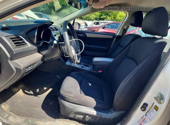 4S3BNAC60H3025264 2017 SUBARU LEGACY White Vista interior delantera