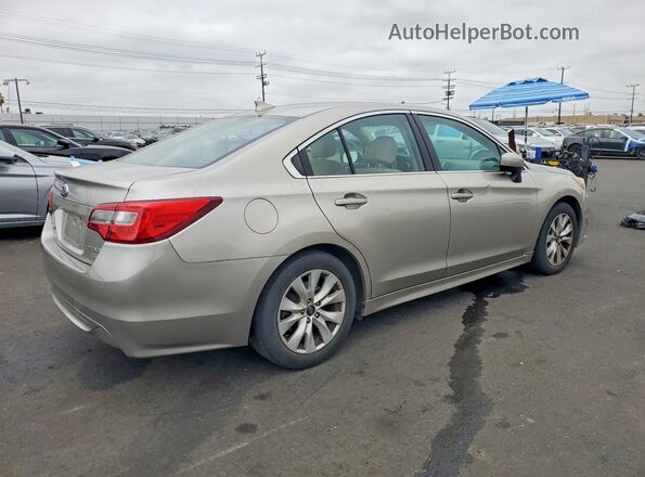4S3BNAC61G3056750 2016 SUBARU LEGACY Beige Trasero derecho