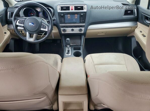 4S3BNAC61G3056750 2016 SUBARU LEGACY Beige Vista del salpicadero