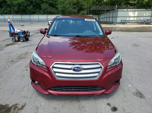 4S3BNAC62G3032733 2016 SUBARU LEGACY Burgundy Դիմացի տեսք